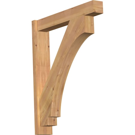 Imperial Block Smooth Outlooker, Western Red Cedar, 5 1/2W X 30D X 36H